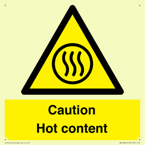 Caution Hot content